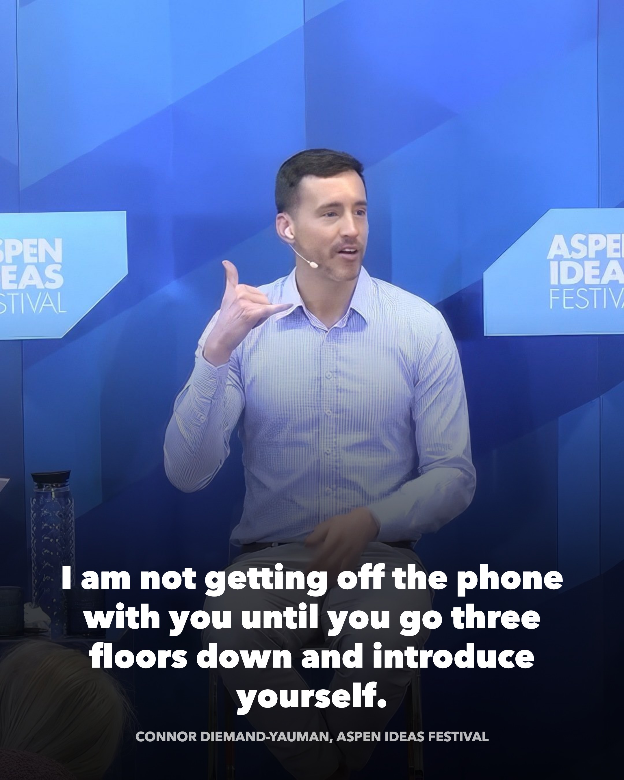 The line over the frame where he says it.